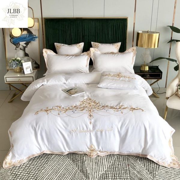 bedding sets white premium 60s satin washed silk cotton exquisite gold embroidery set duvet cover bed linen fitted sheet pillowcases
bedding sets white premium 60s satin washed silk cotton exquisite gold embroidery set duvet cover bed linen fitted sheet pillowcases
