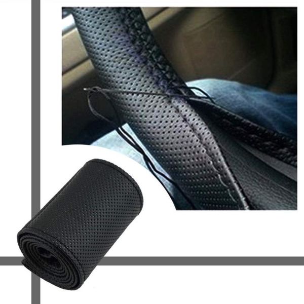 steering wheel covers 1 pcs diy universal auto pu leather car styling cover with needles thread breathability skid-proof
steering wheel covers 1 pcs diy universal auto pu leather car styling cover with needles thread breathability skid-proof