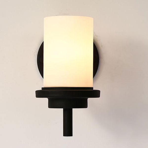 wall lamp american country chinese style wrought iron frosted glass bed bedroom living room modern candle light
wall lamp american country chinese style wrought iron frosted glass bed bedroom living room modern candle light