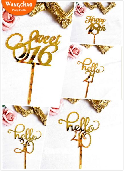 other festive & party supplies gold acrylic happy birthday cake er sweet16 20th 30th 40th special age decoration
other festive & party supplies gold acrylic happy birthday cake er sweet16 20th 30th 40th special age decoration