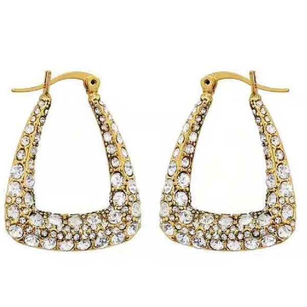 70% off outlet online family letter full diamond earrings geometric jewelry for women's u-shaped earrings, Golden
70% off outlet online family letter full diamond earrings geometric jewelry for women's u-shaped earrings, Golden