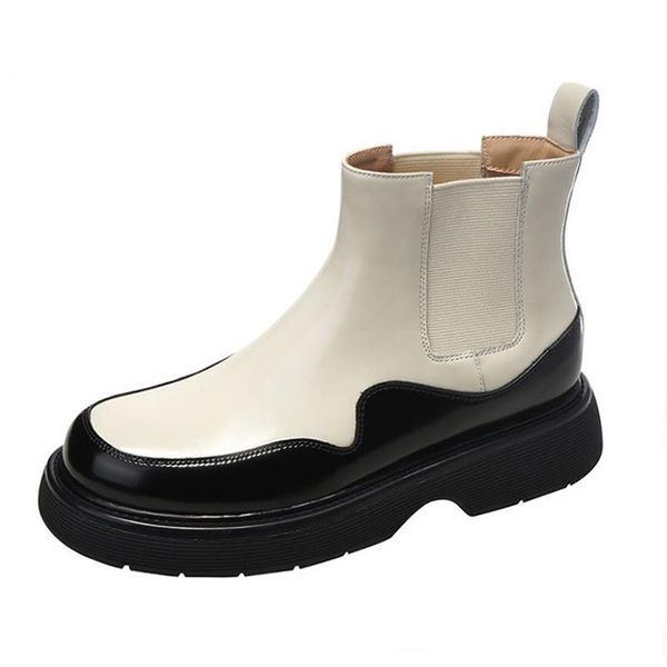 boots women ankle real leather mixed color shoes thick bottom fashion ladies footwear size 35-40, Black
boots women ankle real leather mixed color shoes thick bottom fashion ladies footwear size 35-40, Black