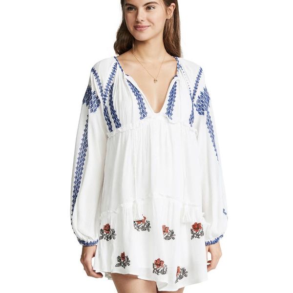 casual dresses boho floral embroidery mini dress long sleeve v neck vintage vestidos fall beach loose clothes 2021 short women, Black;gray
casual dresses boho floral embroidery mini dress long sleeve v neck vintage vestidos fall beach loose clothes 2021 short women, Black;gray