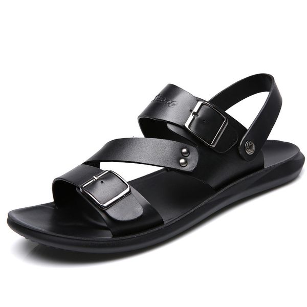 sandals summer men's fashions daily wear buckle sandals comfortable belt versatile beach shoes warm ks113 3psn, Black
sandals summer men's fashions daily wear buckle sandals comfortable belt versatile beach shoes warm ks113 3psn, Black
