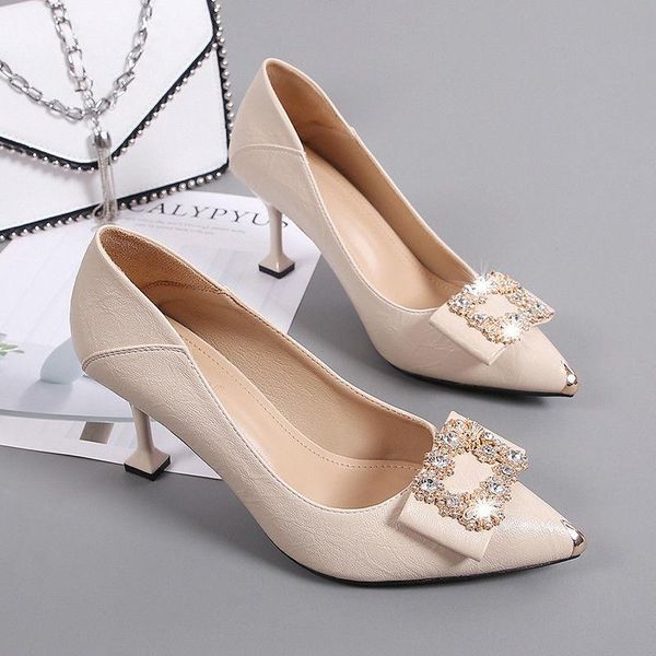 beige rhinestone buckle strap slip-on thin heels mary janes elegant non-slip pointed toe shallow sandals office lady pumps dress shoes, Black
beige rhinestone buckle strap slip-on thin heels mary janes elegant non-slip pointed toe shallow sandals office lady pumps dress shoes, Black