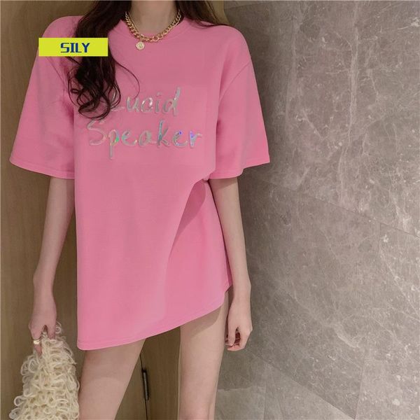 summer beautiful short-sleeved t-shirt female loose and figure flattering women's clothing 2021 student casual round, White
summer beautiful short-sleeved t-shirt female loose and figure flattering women's clothing 2021 student casual round, White