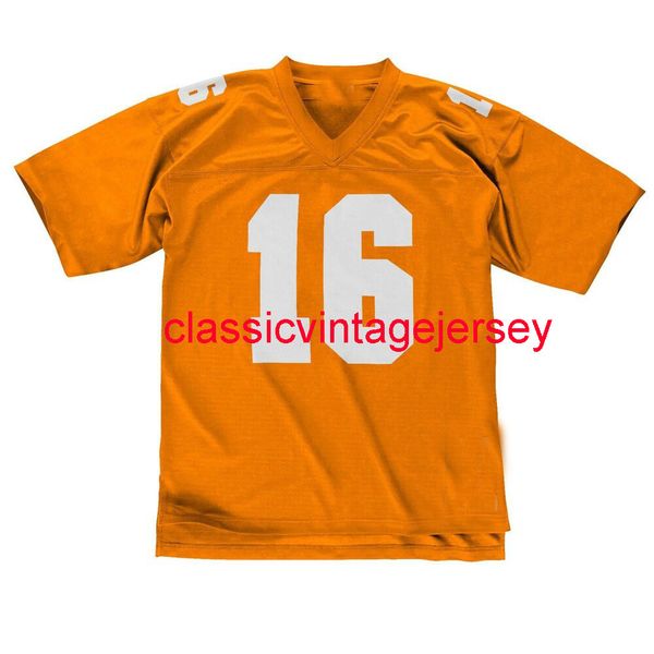 stitched men women youth peyton manning #16 mitchell & ness 1997 college jersey embroidery custom xs-5xl 6xl, Black 
stitched men women youth peyton manning #16 mitchell & ness 1997 college jersey embroidery custom xs-5xl 6xl, Black