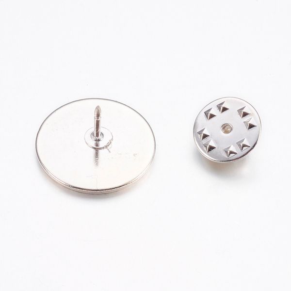 10pcs brass brooch findings flat round silver lapel pin backs cabochons base settings diy jewelry making 19.5mm x1.8mm pin: 1mm, Gray
10pcs brass brooch findings flat round silver lapel pin backs cabochons base settings diy jewelry making 19.5mm x1.8mm pin: 1mm, Gray