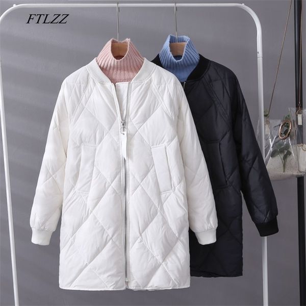 ftlzz winter women white duck down parka ultra light loose zipper baseball uniform down jacket female casual long down outwear 210819, Black
ftlzz winter women white duck down parka ultra light loose zipper baseball uniform down jacket female casual long down outwear 210819, Black