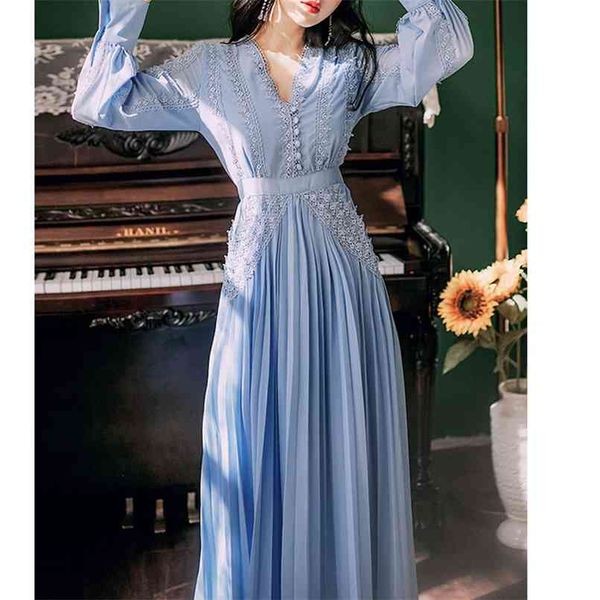 summer autumn women maxi party dress long sleeve lace crochet elegant lady vintage pleated 210513, Black;gray
summer autumn women maxi party dress long sleeve lace crochet elegant lady vintage pleated 210513, Black;gray