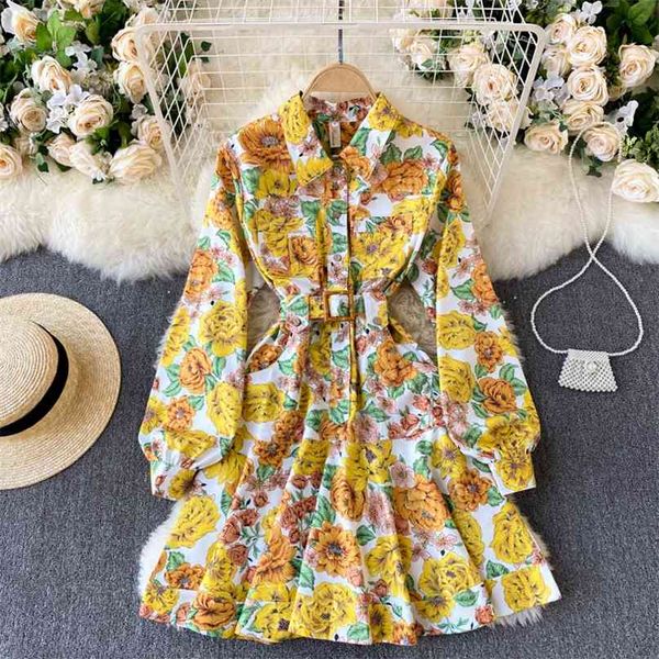 spring fashion women lapel slim elegant print short a-line dress lady vintage clothes vestidos r031 210527, Black;gray
spring fashion women lapel slim elegant print short a-line dress lady vintage clothes vestidos r031 210527, Black;gray