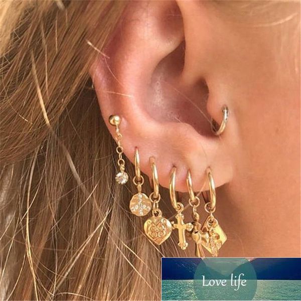 kmvexo vintage gold ball cross heart geometric earring sets for women gift punk fashion crystal pearl stud earrings jewelry 2020, Golden;silver
kmvexo vintage gold ball cross heart geometric earring sets for women gift punk fashion crystal pearl stud earrings jewelry 2020, Golden;silver