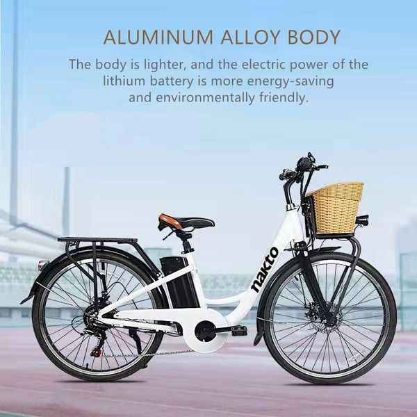 electric bicycle 26-inch 36v/250w ladies aluminum alloy body detachable lithium battery cretro bicycleity bike, Silver;blue
electric bicycle 26-inch 36v/250w ladies aluminum alloy body detachable lithium battery cretro bicycleity bike, Silver;blue