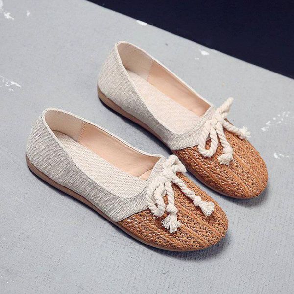 woven hollow women's shoes linen mesh single rope grass breathable flat low-sandals, Black
woven hollow women's shoes linen mesh single rope grass breathable flat low-sandals, Black