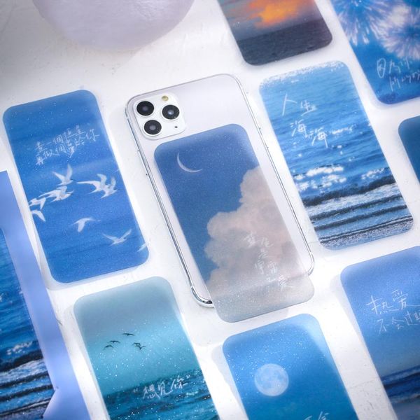 bookmark 10 sheets/bag of mountains and rivers landscape translucent waterproof books student stationery reading label mark
bookmark 10 sheets/bag of mountains and rivers landscape translucent waterproof books student stationery reading label mark