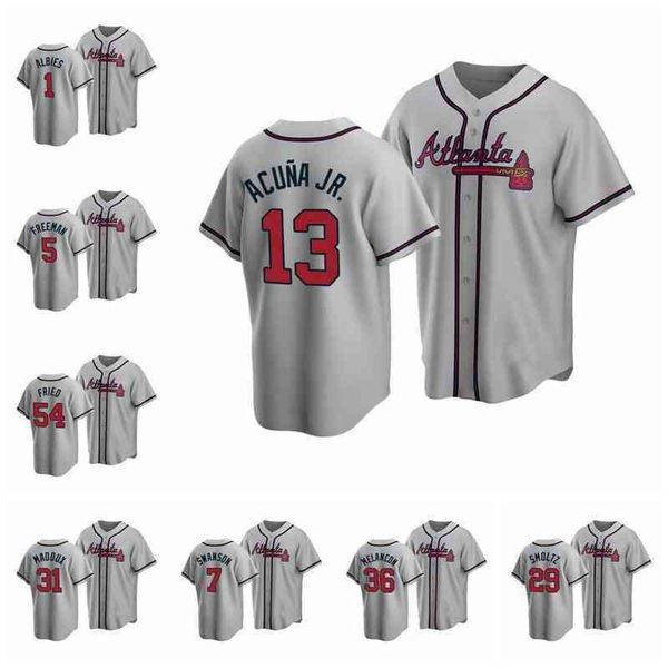 baseball jersey #13 ronald acuna jr. 7 dansby swanson 5 freddie an 54 max fried women youth custom road gray size s-4xl 1118, Black
baseball jersey #13 ronald acuna jr. 7 dansby swanson 5 freddie an 54 max fried women youth custom road gray size s-4xl 1118, Black