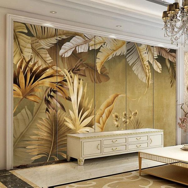 wallpapers custom any size mural wallpaper modern 3d golden leaf tropical plants fresco living room tv sofa bedroom background wall papers
wallpapers custom any size mural wallpaper modern 3d golden leaf tropical plants fresco living room tv sofa bedroom background wall papers
