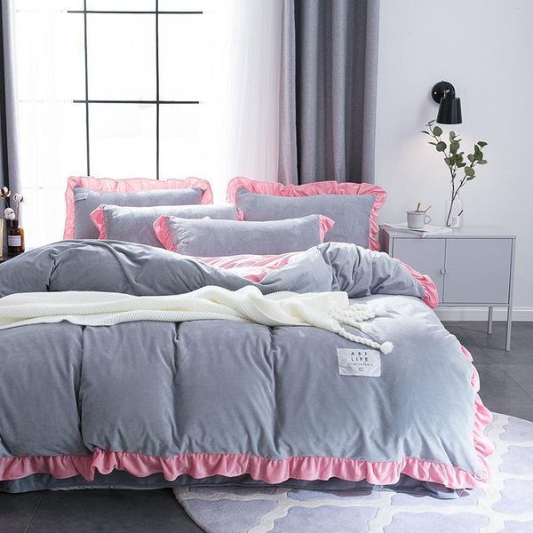 bedding sets thickened double-sided velvet set soft bedclothes duvet/quilt cover bed linen sheet 4 pieces
bedding sets thickened double-sided velvet set soft bedclothes duvet/quilt cover bed linen sheet 4 pieces