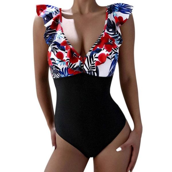 one-piece suits 2021 ruffle print floral one piece swimsuit women off the shoulder swimwear female deep-v beachwear bathing suit monkin
one-piece suits 2021 ruffle print floral one piece swimsuit women off the shoulder swimwear female deep-v beachwear bathing suit monkin