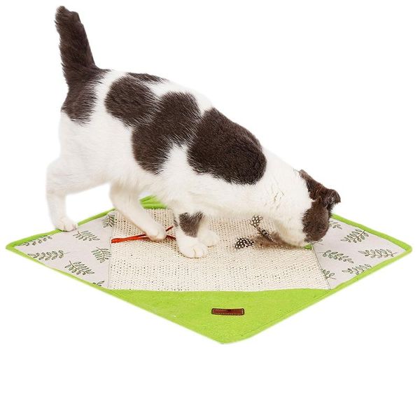cat toys big deal natural sisal scratching post mat scratcher board pad mats toy climbing tree litter lounger pet green 
cat toys big deal natural sisal scratching post mat scratcher board pad mats toy climbing tree litter lounger pet green
