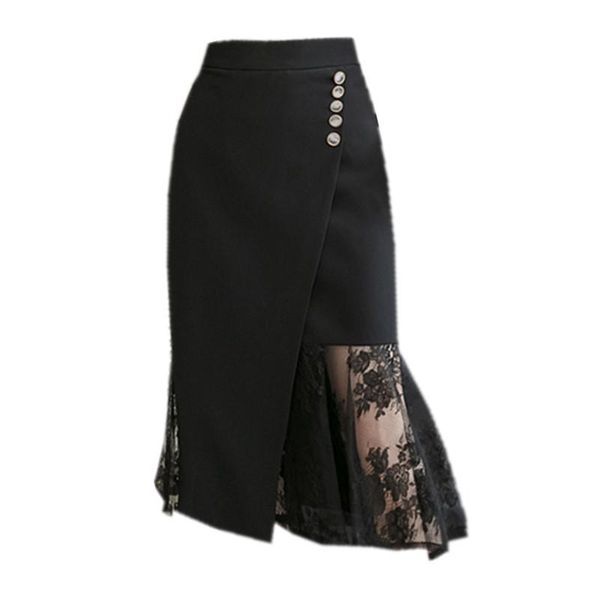 chic ins spring summer 2021 elegant sweet lace patchwork irregular fishtail midi skirts for women bottoms plus size xxxl 5xl, Black
chic ins spring summer 2021 elegant sweet lace patchwork irregular fishtail midi skirts for women bottoms plus size xxxl 5xl, Black
