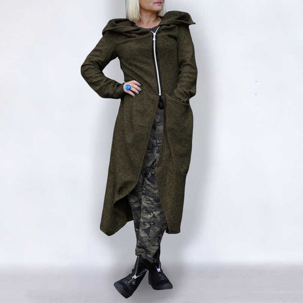 women's sweaters sweaters women coats female sleeve hooded coat zipper asymmetric long pleated jackets vonda plus size outer 58ac, White;black
women's sweaters sweaters women coats female sleeve hooded coat zipper asymmetric long pleated jackets vonda plus size outer 58ac, White;black