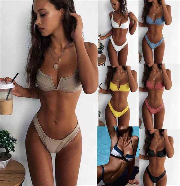 bikini yellow swimsuit front v cut swimwear push up bikini bandage swim bathing suit swimming suit for maillot de bain, White;black
bikini yellow swimsuit front v cut swimwear push up bikini bandage swim bathing suit swimming suit for maillot de bain, White;black