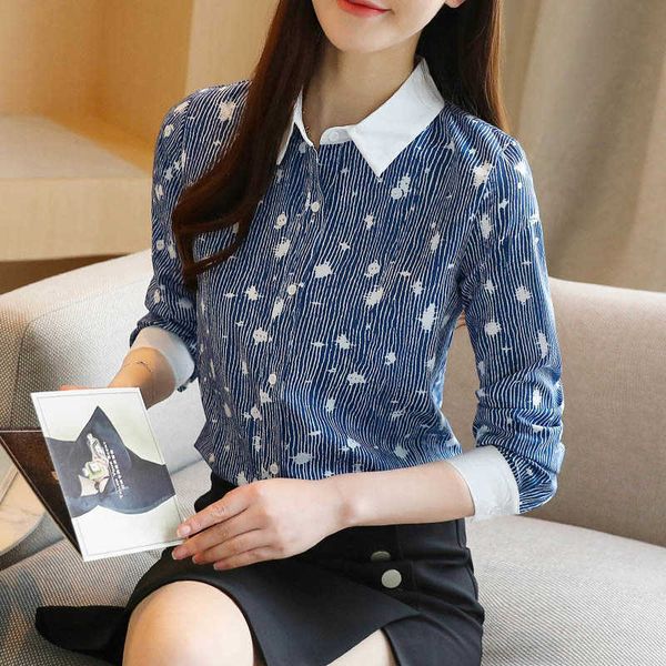 korean women shirts chiffon blouses office lady print shirt plus size woman striped blouse blusas mujer de moda 210531, White
korean women shirts chiffon blouses office lady print shirt plus size woman striped blouse blusas mujer de moda 210531, White