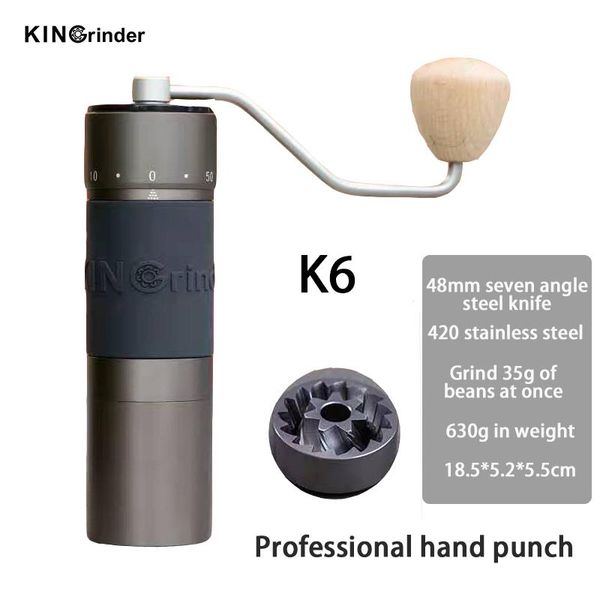 manual coffee grinders k6 espresso coffees grinder aluminum portable high-end grinding core burr grinders35g
manual coffee grinders k6 espresso coffees grinder aluminum portable high-end grinding core burr grinders35g