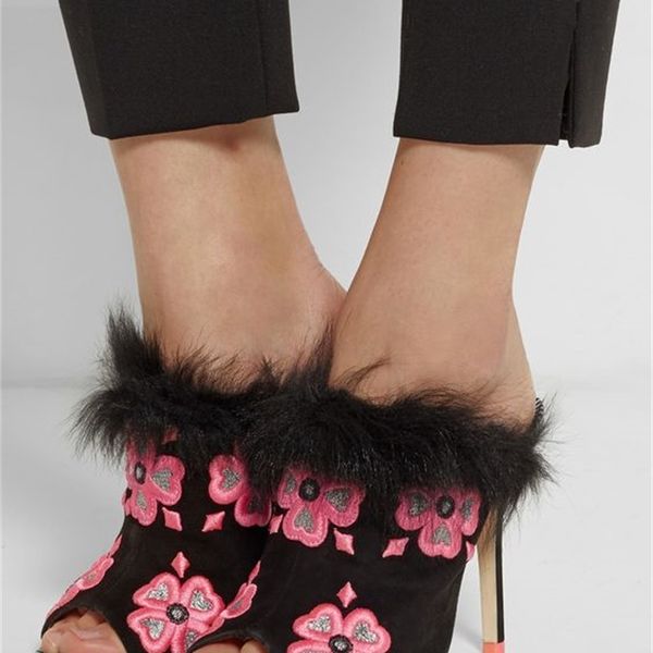 sandals spring embroidery flowers peep toe patchwork skin women slingback shoes leap eag4, Black
sandals spring embroidery flowers peep toe patchwork skin women slingback shoes leap eag4, Black