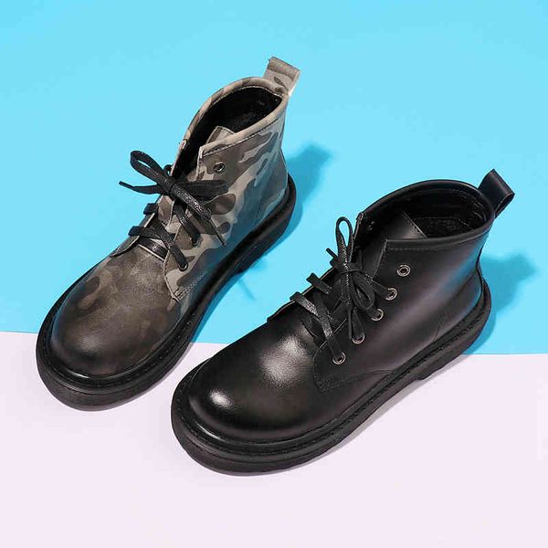 boots camouflage leather low-heeled martin fashion short tube wild motorcycle was thin and veet flat cotton boots women, Black
boots camouflage leather low-heeled martin fashion short tube wild motorcycle was thin and veet flat cotton boots women, Black