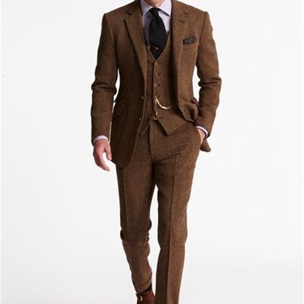 men's suits & blazers 2021 most recent jacket brown tweed suit fitting 3 piece custom tuxedo groom blazer prom, White;black
men's suits & blazers 2021 most recent jacket brown tweed suit fitting 3 piece custom tuxedo groom blazer prom, White;black