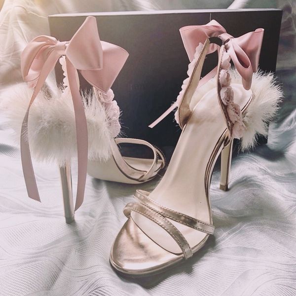 sandals 2021 summer high-heeled women's leather furry bow buckle banquet sandals fashion ribbon bride bridesmaid shoes, Black
sandals 2021 summer high-heeled women's leather furry bow buckle banquet sandals fashion ribbon bride bridesmaid shoes, Black
