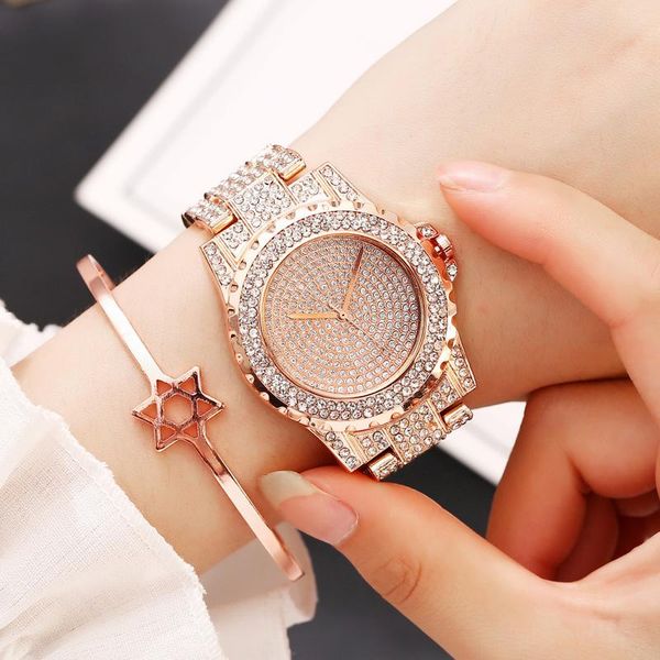 women ice crystal watch diamond ladies watches rose gold female quartz wristwatches fashion gift for, Slivery;brown
women ice crystal watch diamond ladies watches rose gold female quartz wristwatches fashion gift for, Slivery;brown
