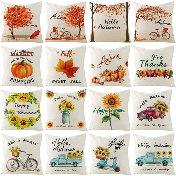 cushion/decorative pillow autumn pumpkin cushion cover 45x45cm thanksgiving linen soft plush pillowcase happy
cushion/decorative pillow autumn pumpkin cushion cover 45x45cm thanksgiving linen soft plush pillowcase happy