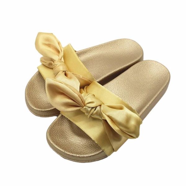 slippers fashion silk bow slides women summer beach shoes woman flat heels flip flops ladies bohemia sandals with, Black
slippers fashion silk bow slides women summer beach shoes woman flat heels flip flops ladies bohemia sandals with, Black