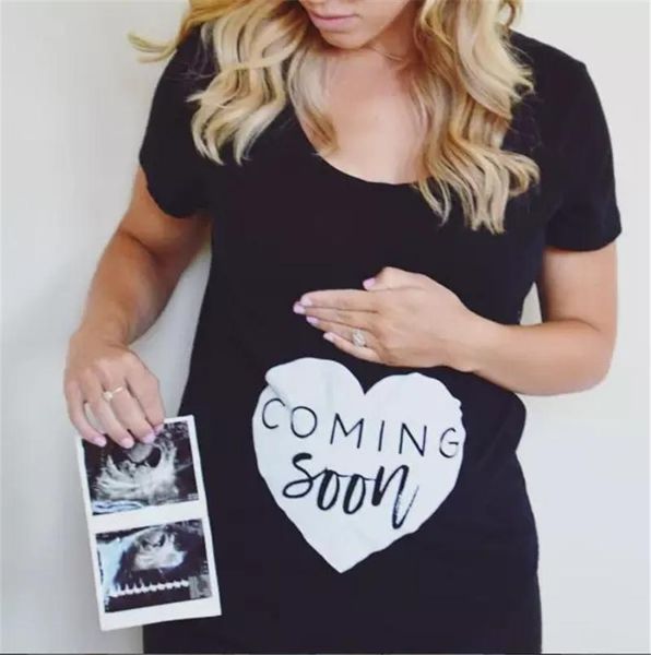 women's t-shirt "coming soon" ladies maternity cute baby footprints pregnant mom to be pregnancy shirt clothes, White
women's t-shirt "coming soon" ladies maternity cute baby footprints pregnant mom to be pregnancy shirt clothes, White