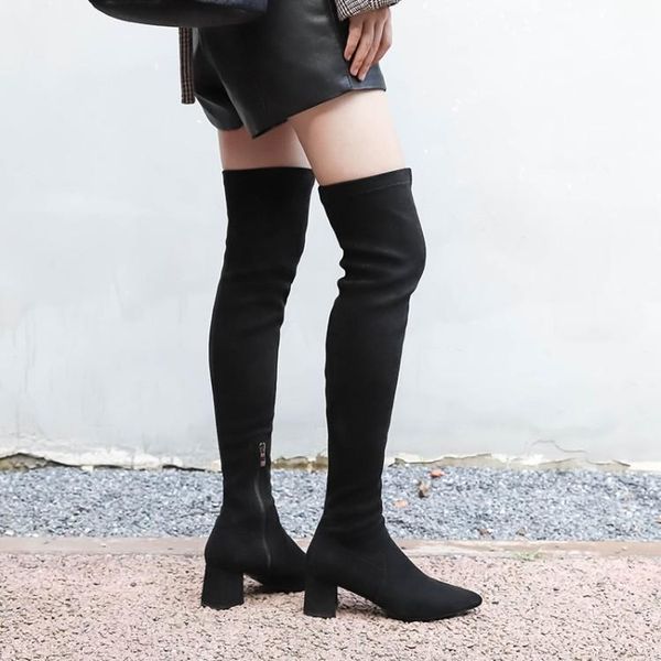 boots gpokhds 2021 women over the knee kid suede winter short plush pointed toe black color high heels size 34-40
boots gpokhds 2021 women over the knee kid suede winter short plush pointed toe black color high heels size 34-40
