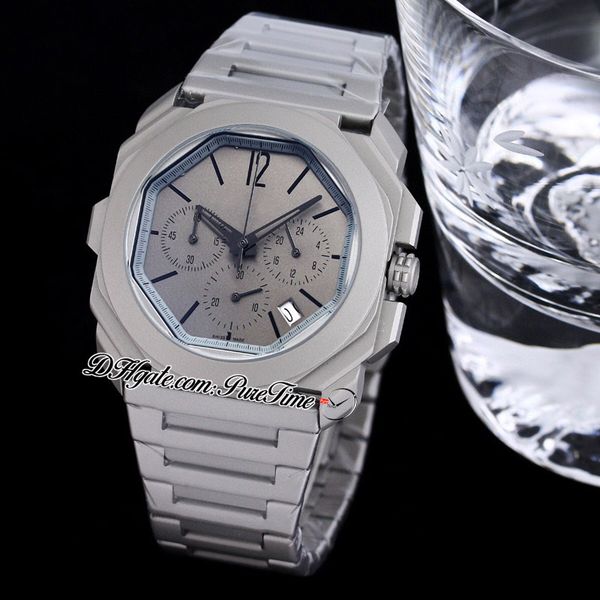 new 40mm octo 103068 miyota quartz chronograph mens watch titanium steel case gray dial black stick markers bracelet satch puretime z0809a1, Slivery;brown
new 40mm octo 103068 miyota quartz chronograph mens watch titanium steel case gray dial black stick markers bracelet satch puretime z0809a1, Slivery;brown