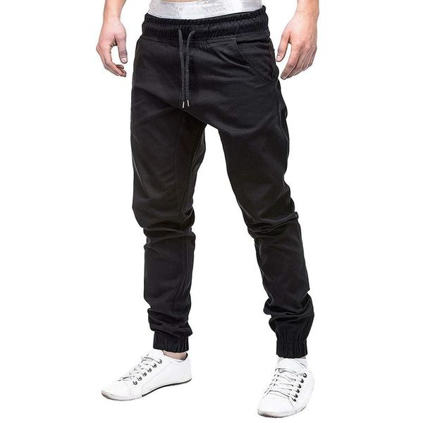 men's pants 2021 fashion cotton casual man sweatpants slim fit drawstring harem cargo slacks leisure elastic pockets trousers overalls, Black
men's pants 2021 fashion cotton casual man sweatpants slim fit drawstring harem cargo slacks leisure elastic pockets trousers overalls, Black