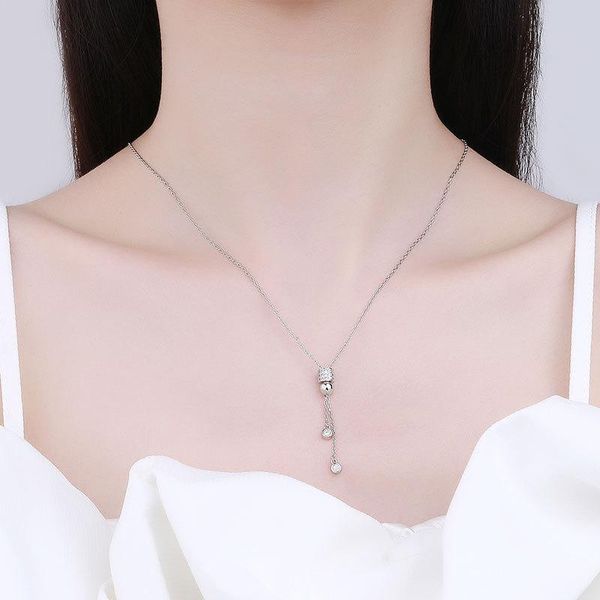 chains zircon plated fashion necklace luxury beads 2 colors women's kpop accessories bijoux femme gift, Silver
chains zircon plated fashion necklace luxury beads 2 colors women's kpop accessories bijoux femme gift, Silver