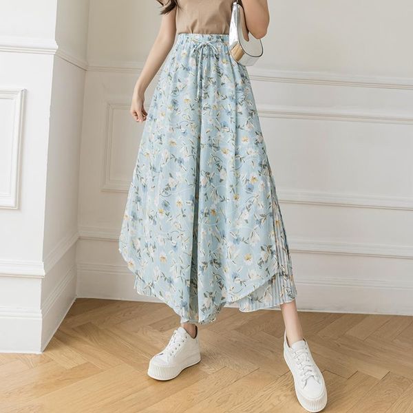 women's pants & capris summer ladies casual elastic high waist ditsy floral palazzo wide leg flared loose 9 points chiffon pleated for, Black;white
women's pants & capris summer ladies casual elastic high waist ditsy floral palazzo wide leg flared loose 9 points chiffon pleated for, Black;white
