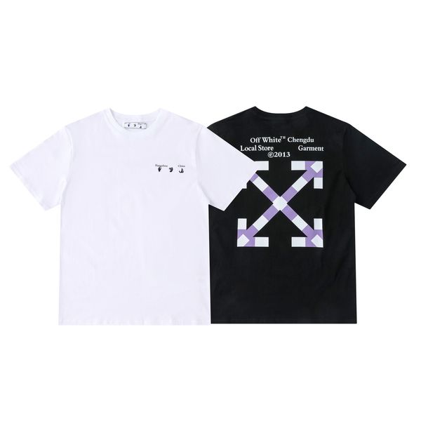 off style white2021 spring and summer new chengdu limited arrstyle printed oversized short sleeve t-shirt, White;black
off style white2021 spring and summer new chengdu limited arrstyle printed oversized short sleeve t-shirt, White;black
