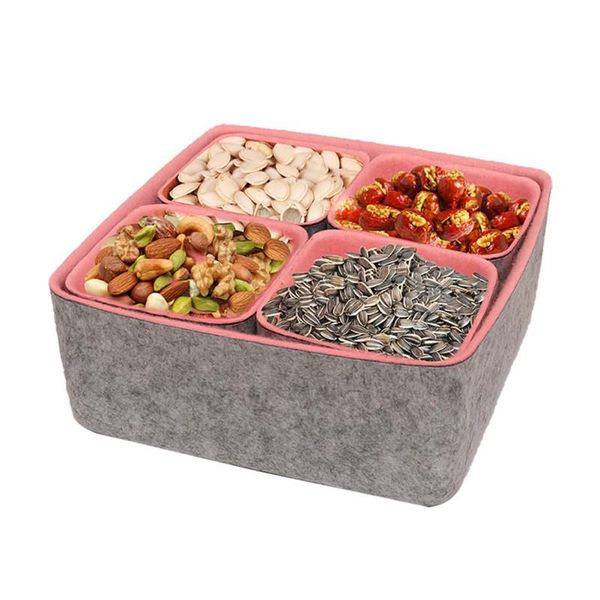 storage baskets 5pcs felt candy nut box desksmall key basket folding office desk home drawer organizers
storage baskets 5pcs felt candy nut box desksmall key basket folding office desk home drawer organizers