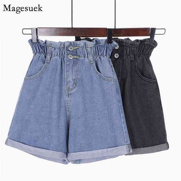 summer plus size shorts women loose elastic high-waist woman wide leg short pants slim denim 9511 210512, White;black
summer plus size shorts women loose elastic high-waist woman wide leg short pants slim denim 9511 210512, White;black
