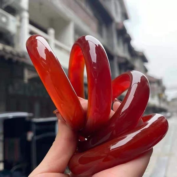 1pcs natural 7a chalcedony real jade red bangle jade jewelry bracelet for gift women, Black
1pcs natural 7a chalcedony real jade red bangle jade jewelry bracelet for gift women, Black