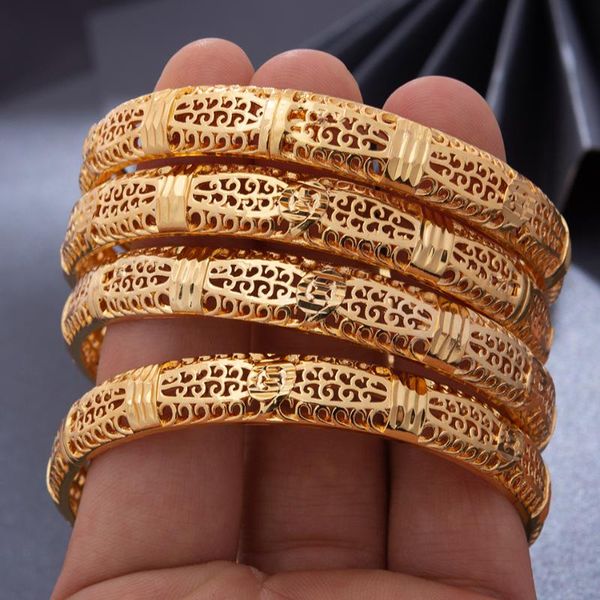 bangle 4pcs/lot dubai 24k gold color bangles for women girls ethiopia bridal african wedding wife bracelet&bangles party gift, Black
bangle 4pcs/lot dubai 24k gold color bangles for women girls ethiopia bridal african wedding wife bracelet&bangles party gift, Black