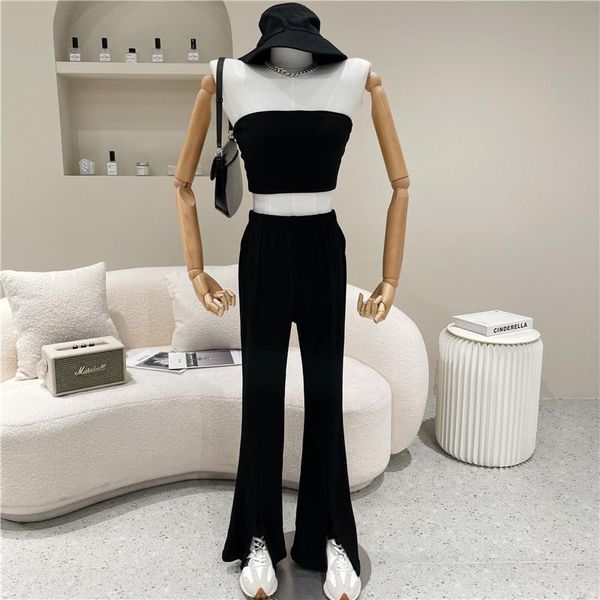 niche design two piece set women's spring summer 2021 fashion short slim waistcoat loose split pants leisure sports suit, White
niche design two piece set women's spring summer 2021 fashion short slim waistcoat loose split pants leisure sports suit, White