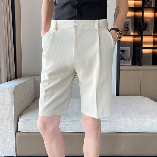 men's shorts 2021 summer fashion boutique british style casual solid color, White;black
men's shorts 2021 summer fashion boutique british style casual solid color, White;black