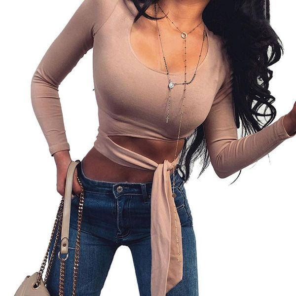 women's t-shirt t shirt women solid color hollow out bandage long sleeve spring autumn casual evening party club wear streetwear, White
women's t-shirt t shirt women solid color hollow out bandage long sleeve spring autumn casual evening party club wear streetwear, White